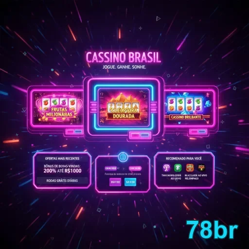 Ilustração de Explore jogos online com a segurança da 78br