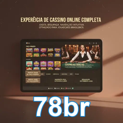 Jogador usando aplicativo cassino 78br no celular